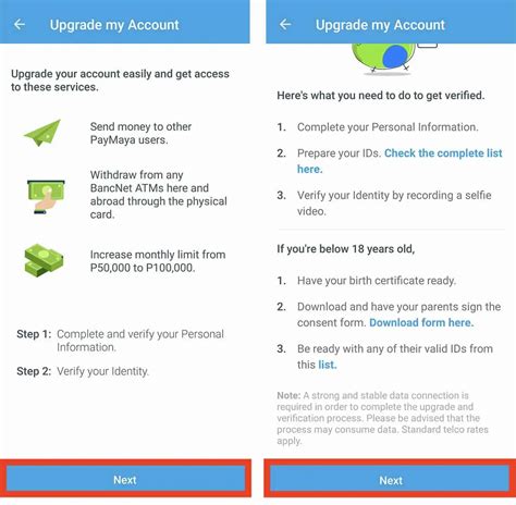 paymaya valid id list 2023|Can I upgrade my account even though I am a minor or a .